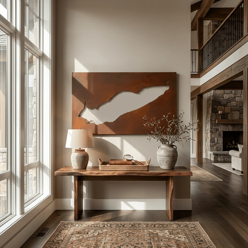 Fishing Metal Wall Art